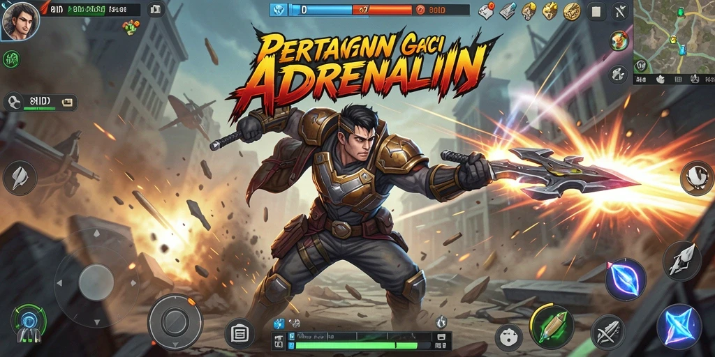 Tampilan gameplay 8ID yang intens dan menegangkan.