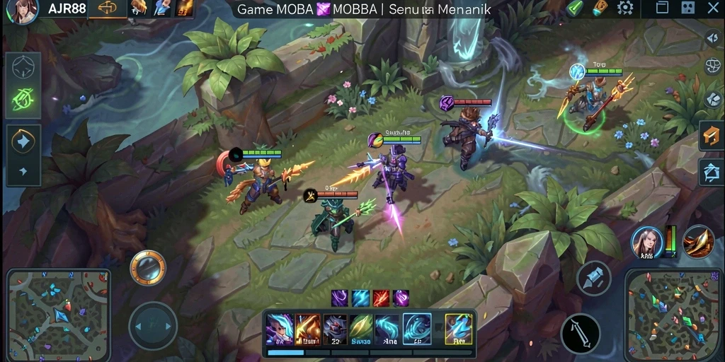 Tampilan gameplay seru dan menegangkan di AJR88.