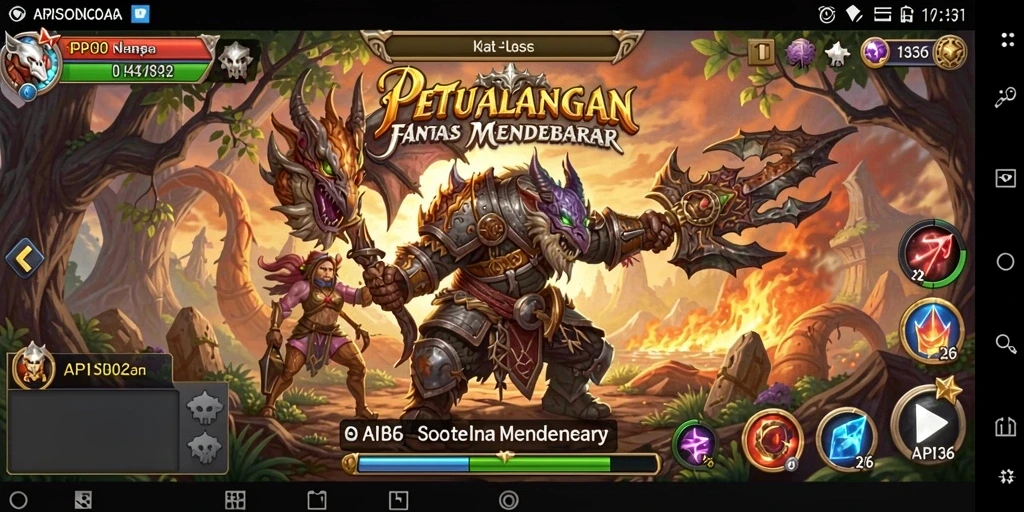 Gameplay seru dengan grafik menawan dalam API36.