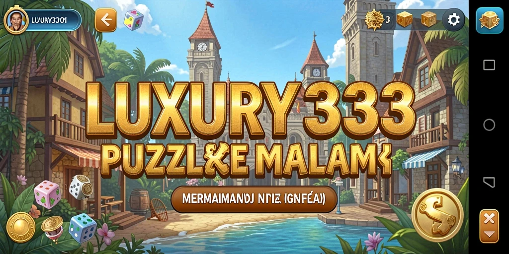 Tampilan gameplay menarik LUXURY333 dengan teka-teki yang menantang.
