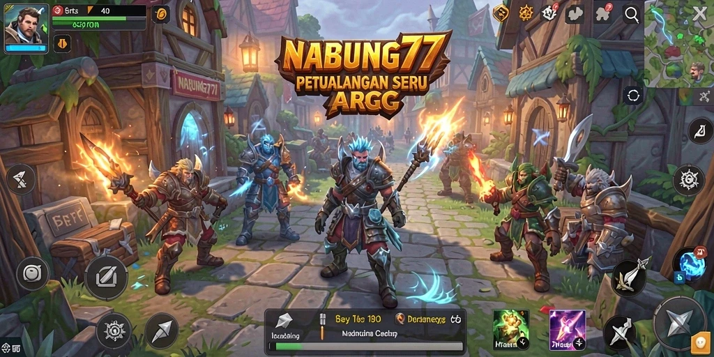Tampilan menarik dari gameplay ARPG NABUNG77 yang memukau.