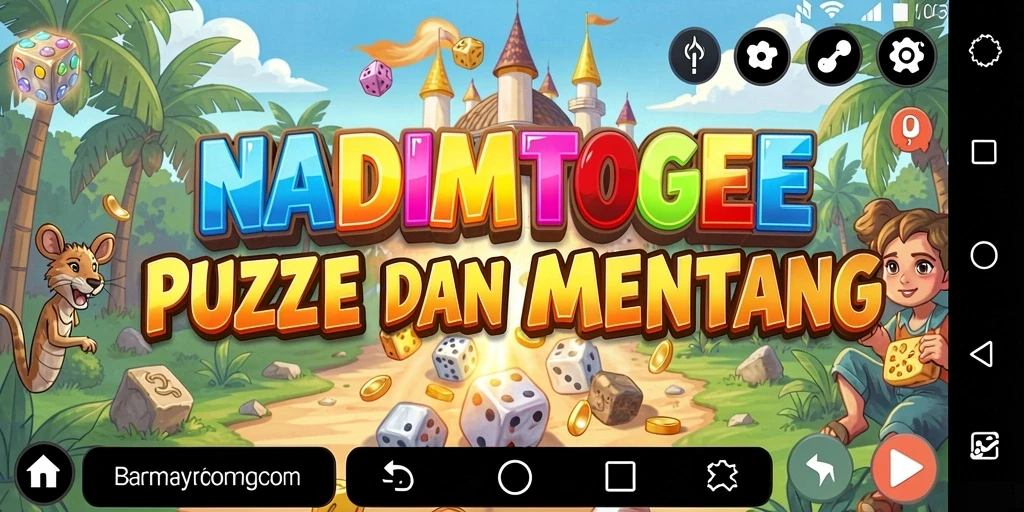 Screenshot dari gameplay NADIMTOGEL yang menampilkan teka-teki menarik.