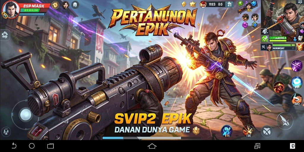 Tampilan gameplay SVIP2 dengan pertarungan yang mengagumkan.