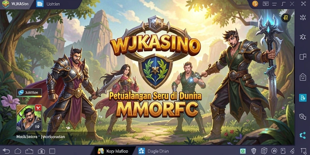 Tampilan gameplay WJKASINO yang epik dalam dunia MMORPG.